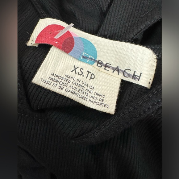NWOT Free People Beach Bethany Midi Dress Black XS - Picture 4 of 4